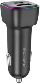 Автомобільний зарядний пристрій BOROFONE BZ28A Trophie 30W Black (6941991110818)