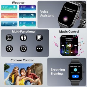 Смарт годинник Oukitel V7 Black (6941749851055)