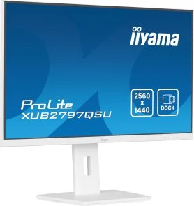 Фото: Монітор iiyama ProLite XUB2797QSU-W2 White - 27" IPS / 2560×1440 / 100 Гц / Adaptive Sync / Pivot / HAS № 3 | KTC