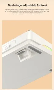 Фото: Клавіатура Aula F108 Pro WL/BT/USB White (6978080501318) № 25 | KTC