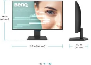 Фото: Монітор BenQ GW2490C (9H.LNKLB.QBE) - 23.8" IPS / 1920×1080 / 144 Гц / AMD FreeSync № 8 | KTC