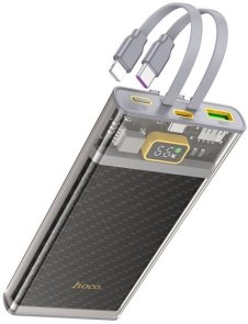 Батарея універсальна Hoco J104 Discovery Edition 10000mAh 22.5W Gray (6931474788955)