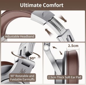 Гарнітура OneOdio A71 Silver Brown