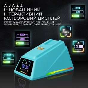 Фото: Миша Ajazz AJ159 Apex Wireless Blue (AJM159-A-BLUE) № 16 | KTC