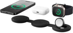 Бездротова зарядна станція Satechi OntheGo 3-in-1 Black (ST-QTG31K)