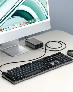 Клавіатура Satechi SM3 Slim ENG/UKR Dark (ST-KSM3DK-EN)