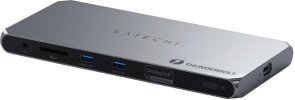 USB-хаб Satechi Thunderbolt 4 Docking with DisplayLink Space Gray (ST-DT4MDM-EU)