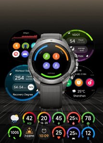 Смарт годинник Mibro GS Explorer S 48mm Titanium Silicone (XPAW023TS)