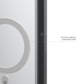 Чохол UAG for Samsung S26 Plus - Trooper with Magnet Clear/Ash (214517114G31)