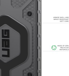 Чохол UAG for Samsung S26 Plus - Pathfinder Clear with Magnet Ash/Black (214527113140)