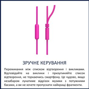 Гарнітура Philips TAE1105PK Pink (TAE1105PK/00)
