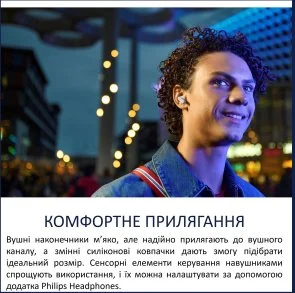 Фото: Навушники Philips TAT2000BL/00 Bluetooth Blue № 4 | KTC