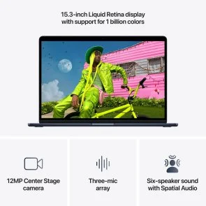 Фото: Ноутбук Apple MacBook Air 15.3 2026 M5 10GPU Midnight (MDVH4) № 5 | KTC