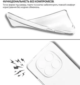 Фото: Чохол BeCover for Xiaomi Redmi Note 15 5G - Transparancy (715050) № 5 | KTC