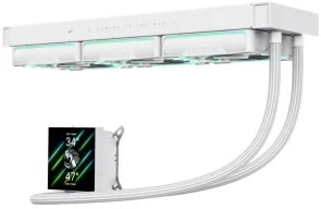 Фото: Система рідинного охолодження Gamemax Hailstorm 360 WH (HAILSTORM 360 WH) № 3 | KTC