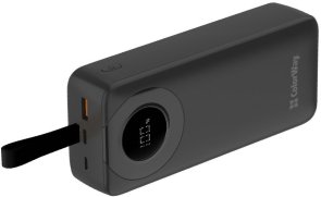 Батарея універсальна ColorWay 30000mAh EnergyPlus 22.5W Black (CW-PB300LPB4BK-PDD)