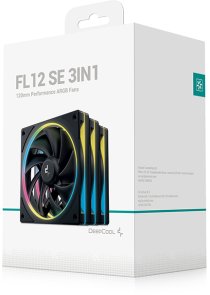 Кулер Deepcool FL12 SE Black 3pcs (R-FL12SE-BKAPN3-G)