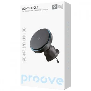 Фото: Кріплення для мобільного телефону Proove Light Circle 15W Black (WHLC15010001) № 2 | KTC