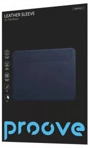 Фото: Чохол Proove for MacBook 13/13.3 - Leather Sleeve Blue (PCLSMB131312) № 2 | KTC