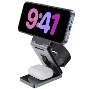 Бездротовий зарядний пристрій Proove Titan Volt 3in1, Gray