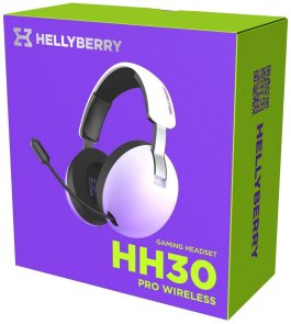 Гарнітура Hator Hellyberry HH30 Pro White/Violet (HH30_PRO_wireless_WV)
