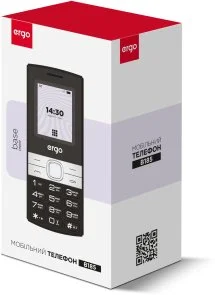 Фото: Мобільний телефон ERGO B185 Black № 6 | KTC