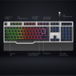 Клавіатура GamePro GK599 Black