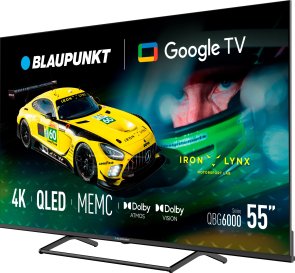 Телевізор QLED Blaupunkt 55QBG6000 (Google TV, Wi-Fi, 3840x2160)