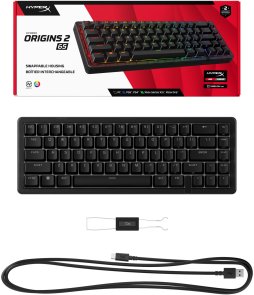 Клавіатура HyperX Origins 2 65 HX Red ENG/UKR USB Black (B4QS3AA)