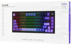 Клавіатура, Proove Gaming Coupe Huano Kobe WL/BT/USB, Black/Purple ( Gaming )