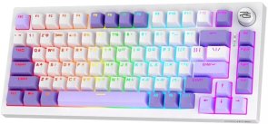Клавіатура, Proove Gaming Coupe Huano Kobe WL/BT/USB, White/Purple ( Gaming )