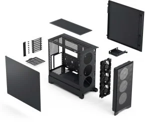 Фото: Корпус FRACTAL DESIGN Pop 2 Air Black Solid (FD-C-POA2A-01) № 14 | KTC