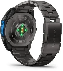 Фото: Смарт годинник Garmin D2 Mach 2 - 51 mm Carbon Gray DLC Titanium with Vented Titanium Bracelet (010-02905-31) № 9 | KTC