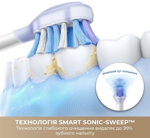 Електрична зубна щітка Mova Fresh 10 White (ATB22B)