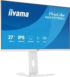 Фото: Монітор iiyama XB2797QSU-W1 White - 27" IPS / 2560×1440 / 75 Гц / Adaptive Sync / Pivot / HAS № 5 | KTC