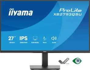 Фото: Монітор iiyama XB2793QSU-B1 Black - 27" IPS / 2560×1440 / 75 Гц / Adaptive Sync / Pivot / HAS № 3 | KTC