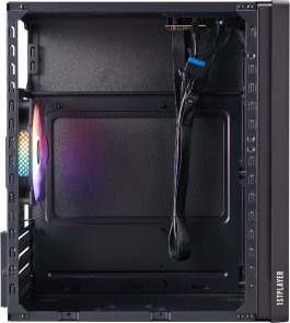 Корпус 1stPlayer WD1-BK-3F1 Black