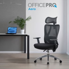 Крісло OfficePro Aero OC490B Black