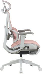 Крісло OfficePro Elite OC950GLP Gray/Light Pink