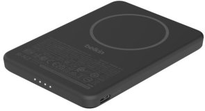 Батарея універсальна Belkin BoostCharge Slim Magnetic 5000mAh 15W Black (BPD010HQBK)