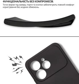 Фото: Чохол BeCover for Tecno Spark 40 4G KM5 - Black (715061) № 6 | KTC
