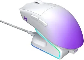 Фото: Миша Hator Hellyberry HM47 PRO Wireless/BT White-Violet Gradient (HM47PRO_white_violet) № 7 | KTC