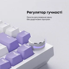 Фото: Клавіатура Ajazz AK820 Sea Salt Switch ENG/UKR USB White (AK820-SS-PWB) № 16 | KTC