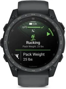 Фото: Смарт годинник Garmin tactix 8 - 51 mm AMOLED Cerakote Coating Includes Applied Ballistics Ultralight Solver and Slate Gray Cerakote Coating (010-04553-01) № 4 | KTC