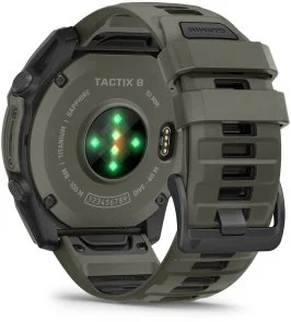 Фото: Смарт годинник Garmin tactix 8 - 51 mm AMOLED Cerakote Coating Includes Applied Ballistics Ultralight Solver and Olive Drab Cerakote Coating (010-04553-11) № 7 | KTC