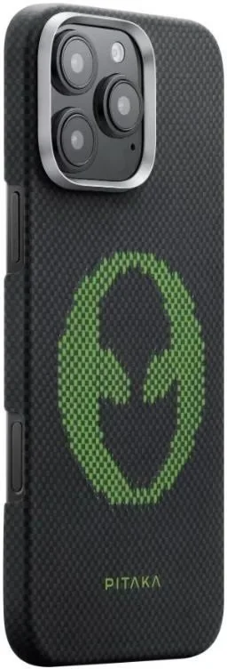 Фото: Чохол Pitaka for Apple iPhone 16 Pro - Tactile Woven Aries Alien (KI1601AL) № 2 | KTC