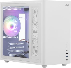 Корпус 2E Credo Plus V350WG White with window (2E-V350WG)