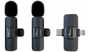 Фото: Радіосистема Media-Tech USB-C / Lightning 2-Pack Micro-Mic Duo MT416 Black № 3 | KTC