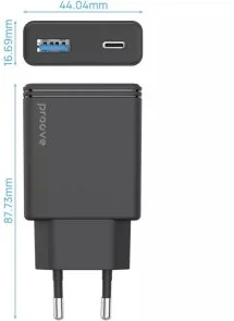 Фото: Зарядний пристрій Proove Slender 45W Black (WCSL45110001) № 9 | KTC