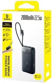Фото: Батарея універсальна Baseus EnerFill FC11 20000mAh 22.5W Cosmic Black (E0027S04) № 2 | KTC